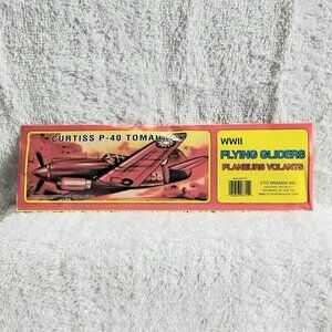 Sealed 3/$20 WWII Flying Curtiss P-40 Tomahawk Glider by CTG Brands Inc.!!